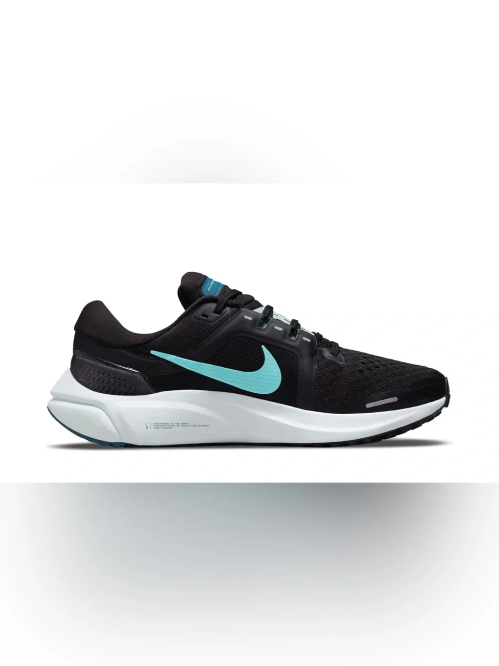 Nike Zoom Vomero 16 black ghost aqua running walking everyday sneakers 6.5